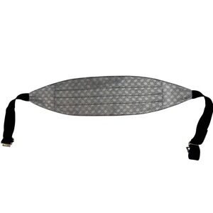 Desmonds‎ Cummerbund Gray Geometric Pleated Adjustable Formal Waist Cover Men